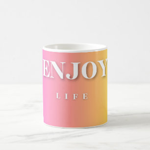 Caneca De Café Mug de vida rosa