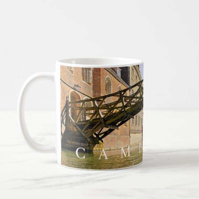 Caneca De Café Mug de visão da ponte matemática de Cambridge (Esquerda)