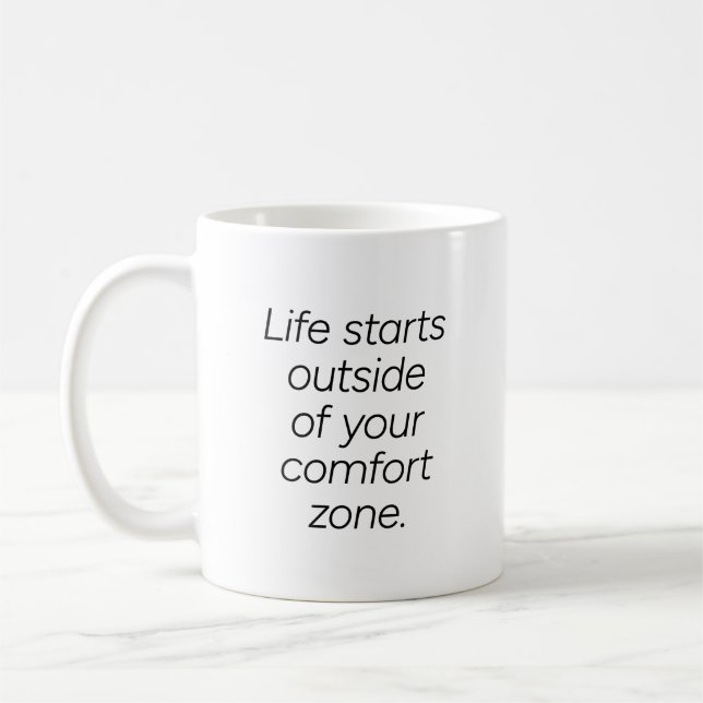 Caneca De Café Mug de zona de conforto (Esquerda)