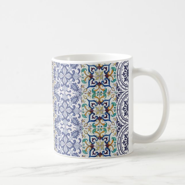 Caneca De Café mug déco azulejos (Direita)