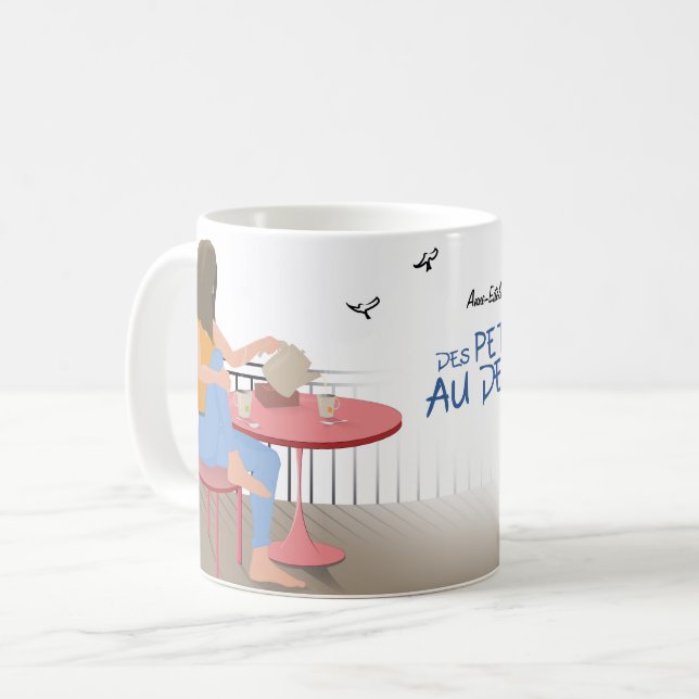 Caneca De Café Mug "Des petits pas au dehors" (Frente Esquerda)