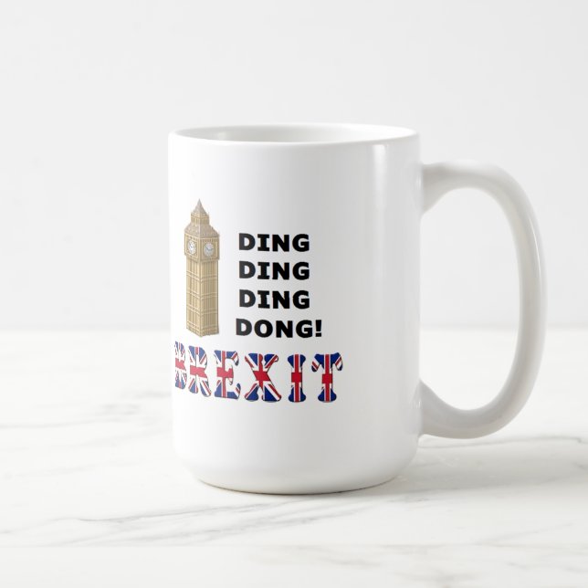 Caneca De Café Mug Ding Brexit (Direita)