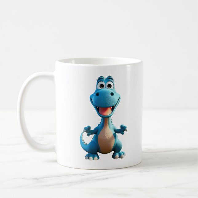 Caneca De Café Mug Dinossauro Cento (Esquerda)