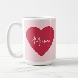 Caneca De Café Mug do dia da mãe personalizado - Cor-de-rosa maci