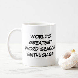 Caneca De Café Mug do "Entusiasta de Busca do Mundo"