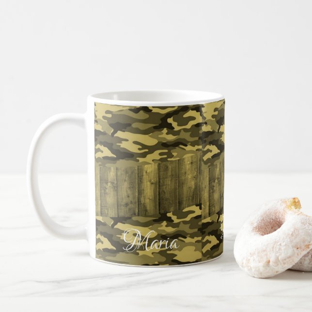 Caneca De Café Mug do Exército Amarelo (Com Donut)