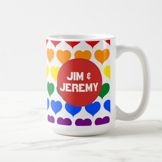 Caneca De Café Mug do Gay Lover Personalizado (Direita)