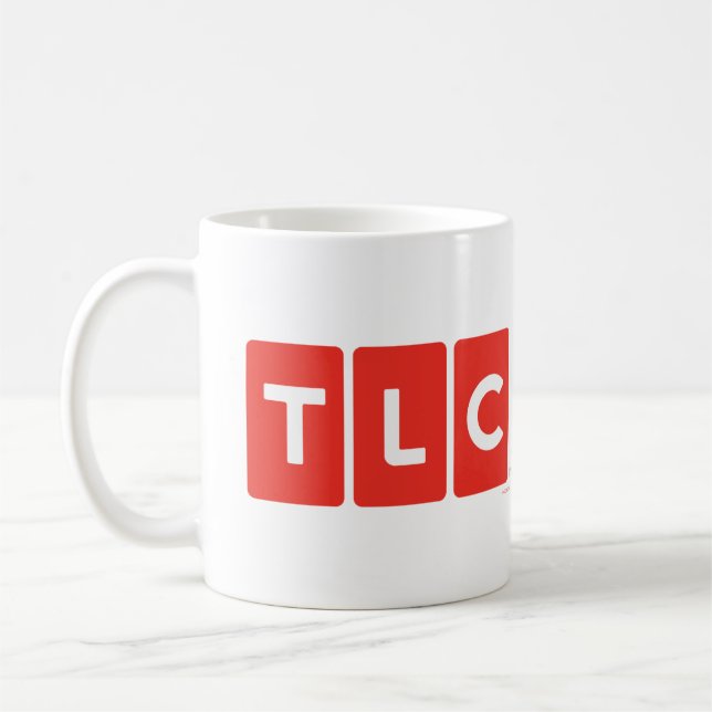 Caneca De Café Mug do logotipo da rede TLC (Esquerda)