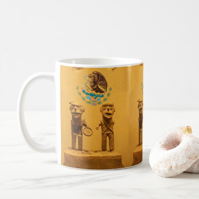 Caneca De Café Mug do México Antigo (Com Donut)