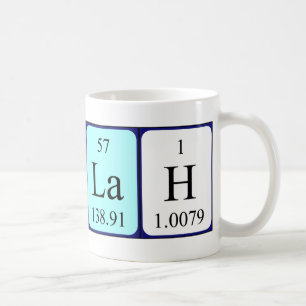 Caneca De Café Mug do nome da mesa periódica de Karlah