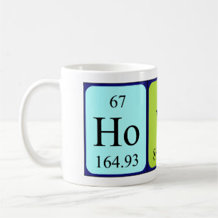 Caneca De Café Mug do nome da mesa periódica do Hoyt