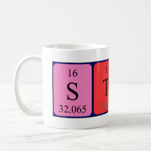 Caneca De Café Mug do nome da mesa periódica Starla