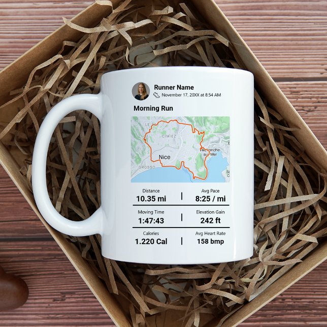 Caneca De Café Mug do Runner de Atividade (Criador carregado)