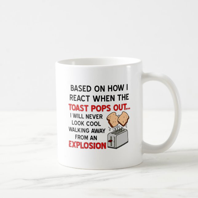 Caneca De Café Mug Engraçado de Explosão (Direita)