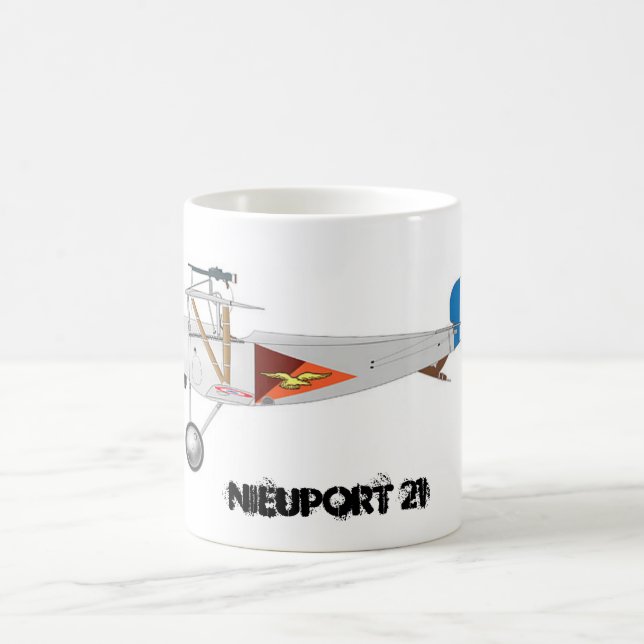 Caneca De Café Mug Esquadrão de caça 02.003 Champanhe - Nieuport (Centro)