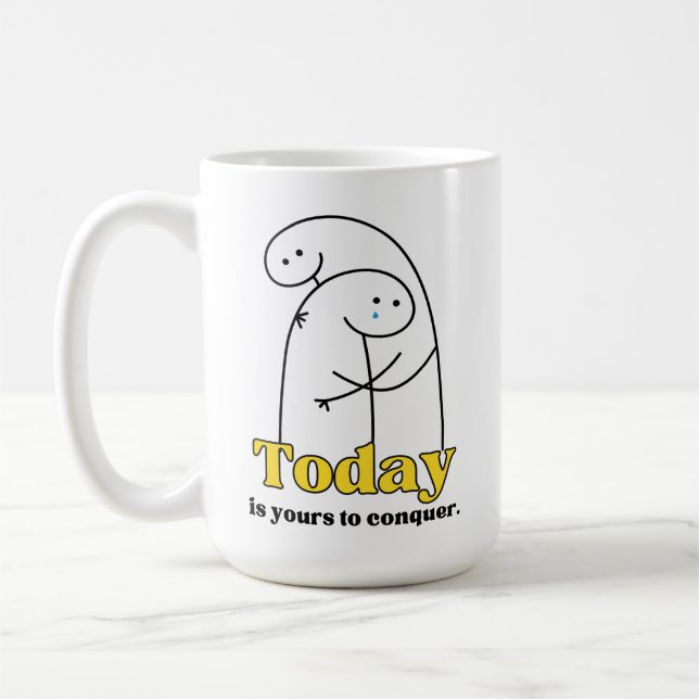 Caneca De Café Mug Expresso - Hoje é seu conquistar (Esquerda)