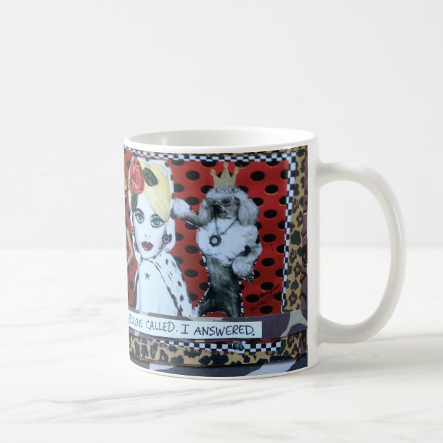 CANECA DE CAFÉ MUG-FABULOUS CHAMADO. EU RESPONDI (Direita)