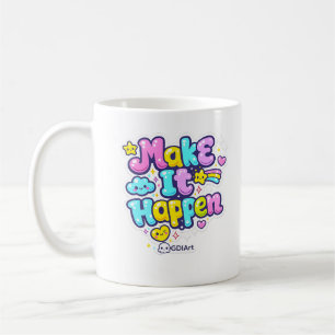 Caneca De Café MUG - Faça Acontecer