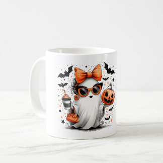 Caneca De Café Mug Fantasma do Halloween - Perfeito para Cair Sip
