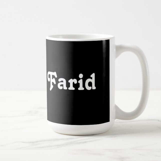 Caneca De Café Mug Farid (Direita)