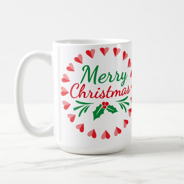 Caneca De Café Mug feliz Natal (Esquerda)
