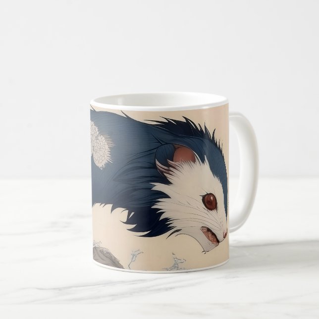 Caneca De Café Mug  -  Ferret - Japan (Frente Esquerda)