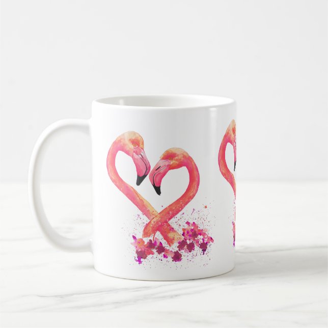 Caneca De Café Mug - Flamingo Design (Esquerda)