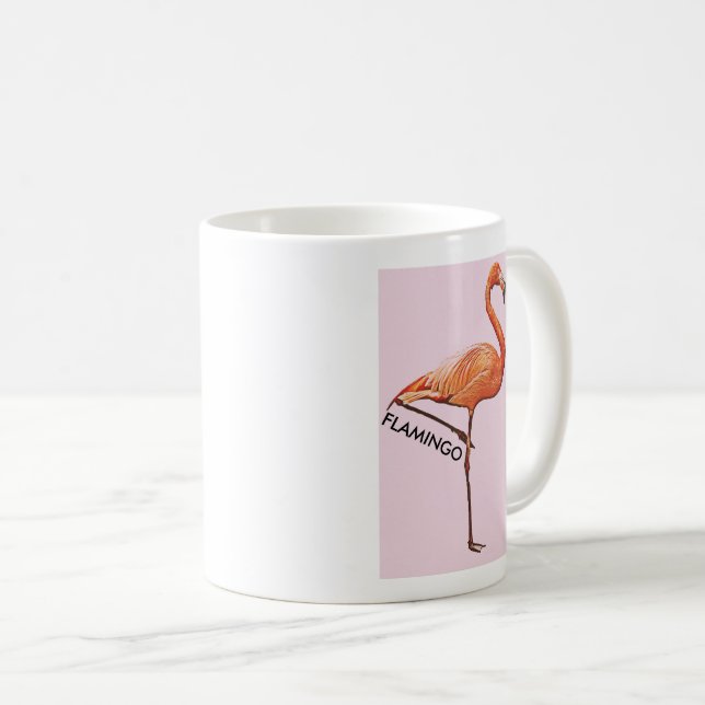 Caneca De Café Mug flamingo recortar (Frente Esquerda)