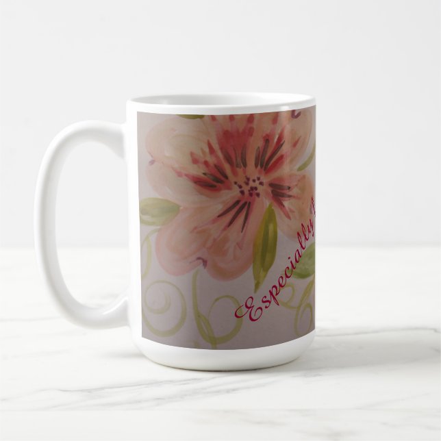 Caneca De Café Mug Floral Favorito (Esquerda)