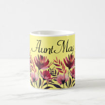 Mug Floral Personalizado - Mug De Flor Personalizá