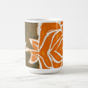 Caneca De Café Mug Floral Rosa