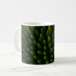 Caneca De Café Mug Floresta Verde