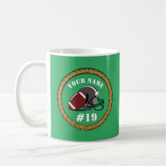 Caneca De Café Mug Football - Adicionar Nome e Número