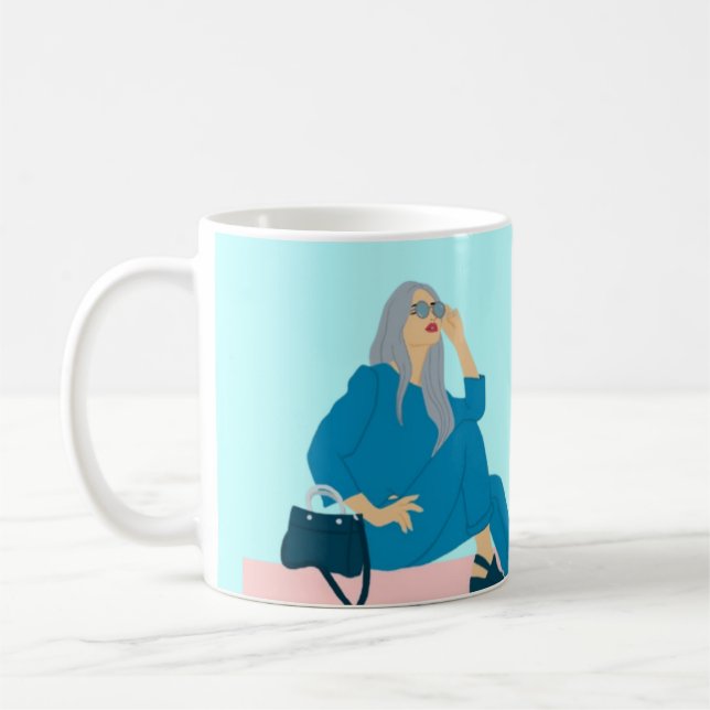Caneca De Café Mug for Faith-Driven Christian Business Women (Esquerda)