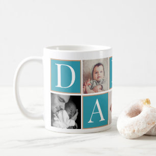 Caneca De Café Mug Foto do Dia do Pai Personalizado