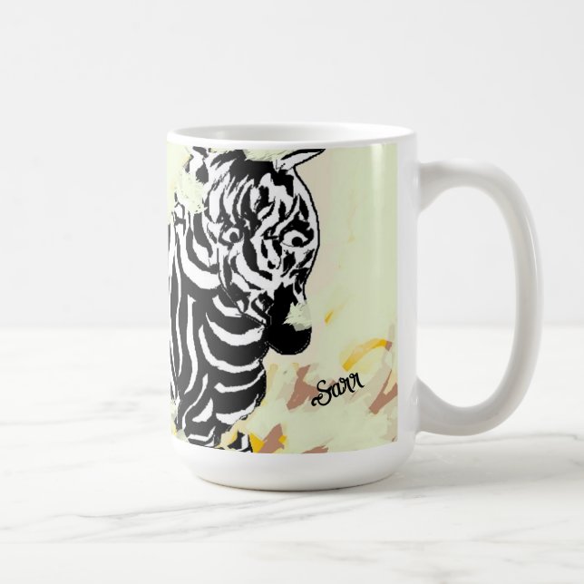 Caneca De Café Mug : Freedom Of The Zebra  (Direita)