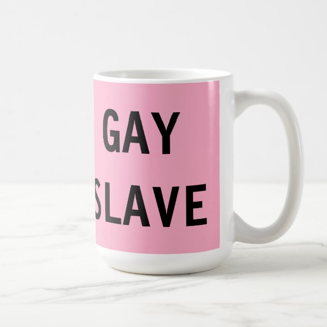 Caneca De Café Mug Gay Slave (Direita)
