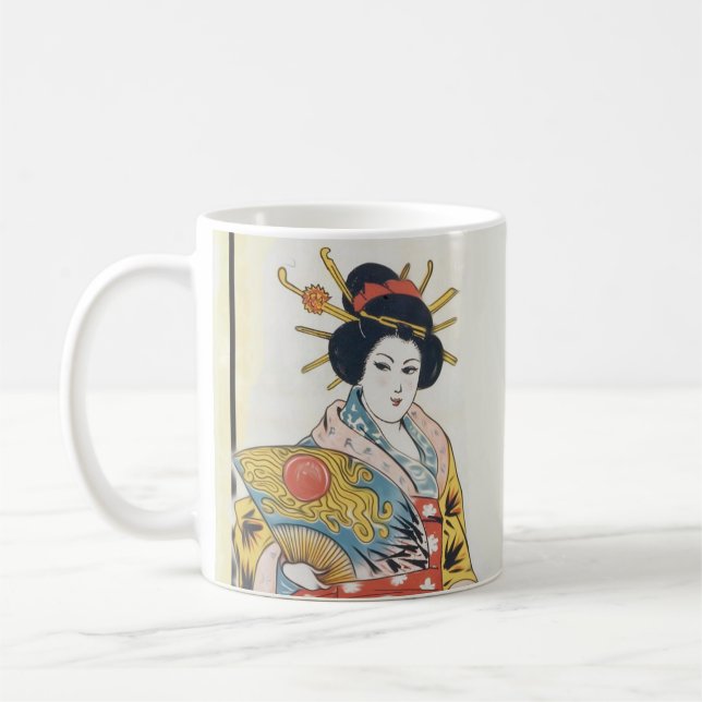 Caneca De Café Mug Geisha (Esquerda)