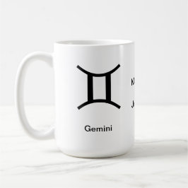 Caneca De Café Mug - Gemini gliph