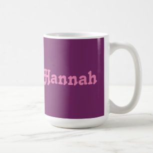 Caneca De Café Mug Hannah