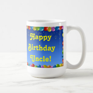 Caneca De Café Mug Happy Birthday Tio