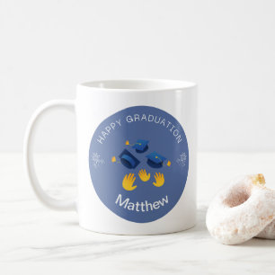 Caneca De Café Mug - Happy Graduation Personalize - Adicionar nom