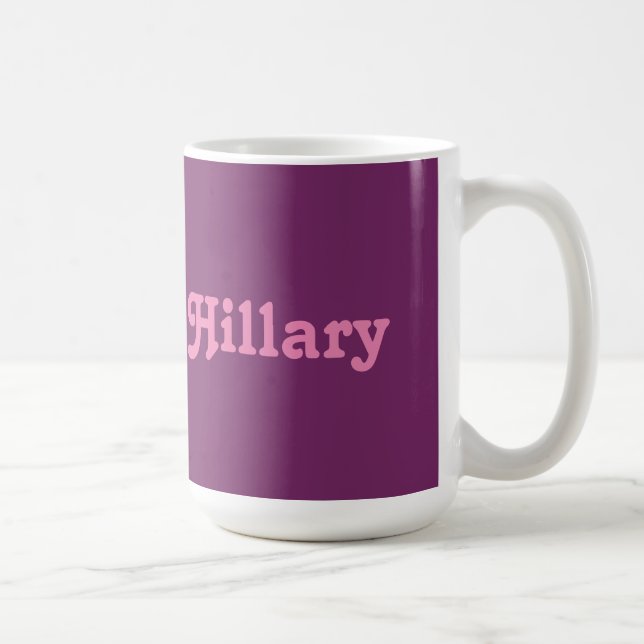 Caneca De Café Mug Hillary (Direita)