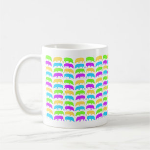 Caneca De Café Mug Hogs Multicolor