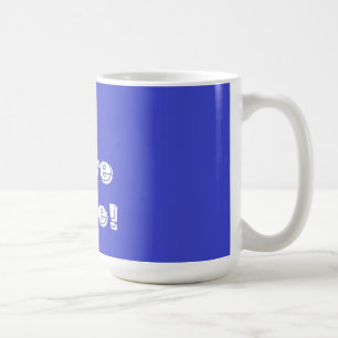 Caneca De Café Mug I Love Blue