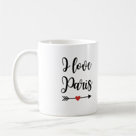 Caneca De Café Mug "I Love Paris"