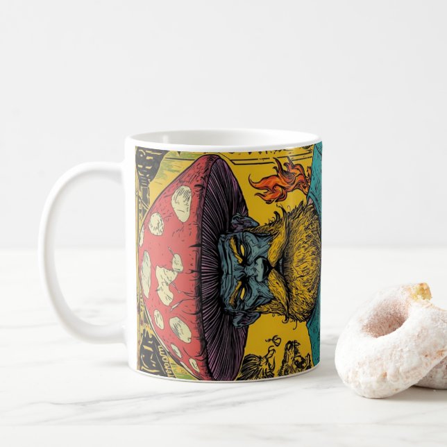 Caneca De Café Mug Imaginative (Com Donut)