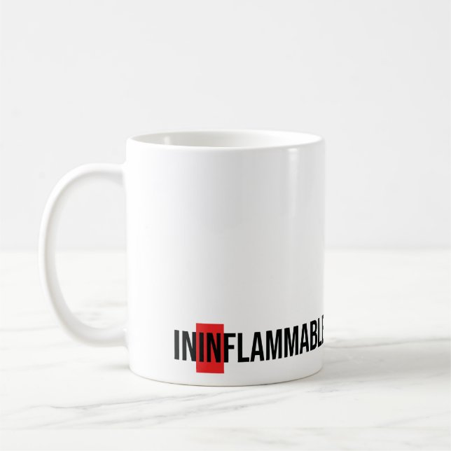 Caneca De Café Mug Inflamável (Esquerda)