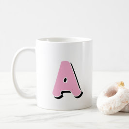 Caneca De Café Mug Inicial