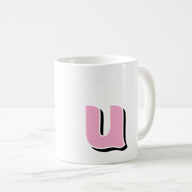 Caneca De Café Mug Inicial (Frente Esquerda)